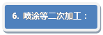 流程图: 可选过程: 6. 喷涂等二次加工：

